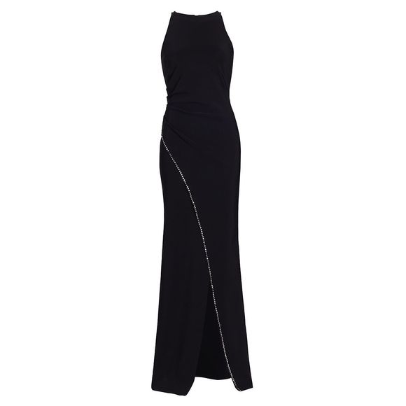 Chiara Boni La Petite Robe Liwen Embellished-Trim Gown MSRP: $1090 Size: 8 - Picture 6 of 11